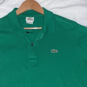 Men’s Lacoste Slim Fit Polo Shirt size 6(XL) - Green